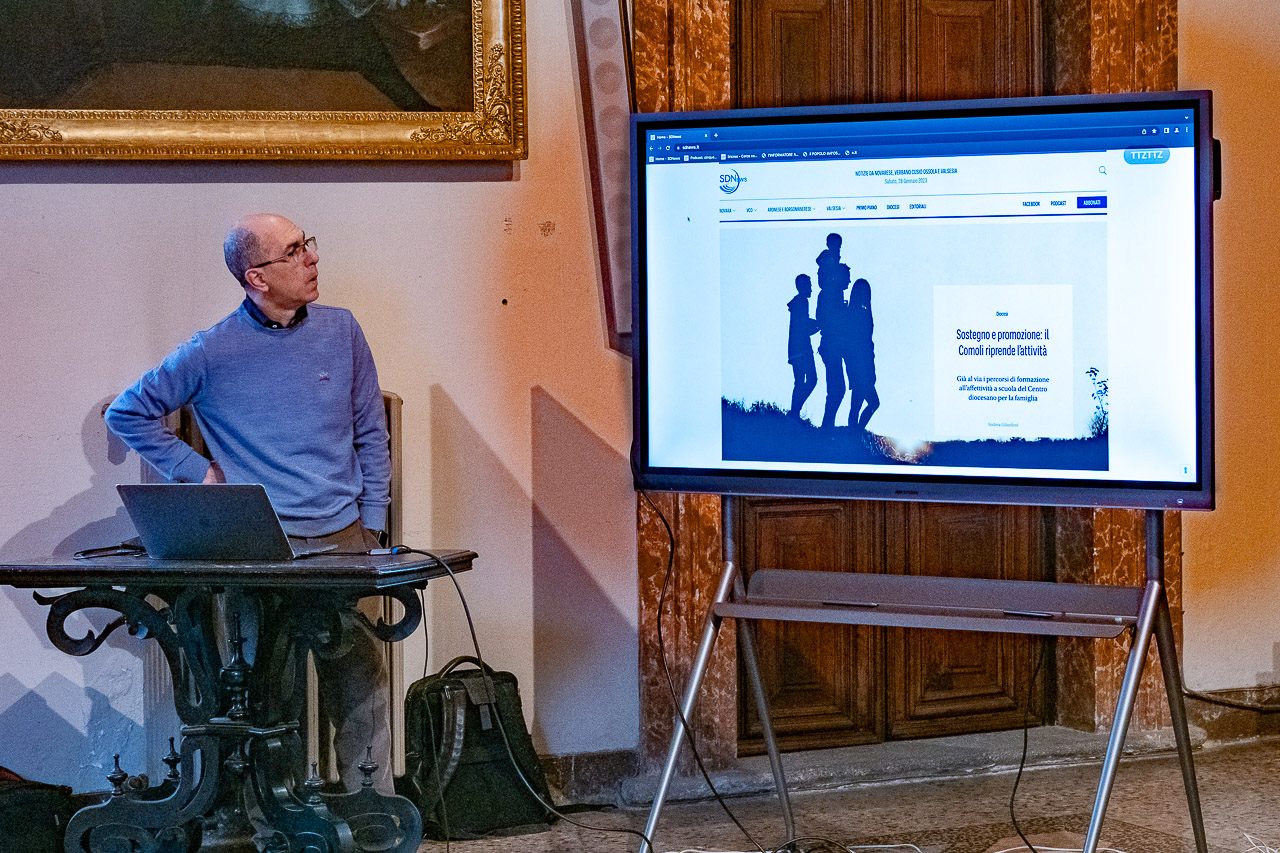 Fabrizio Frattini presenta www.sdnews.it, il nuovo sito dei giornali della Stampa diocesana Novarese