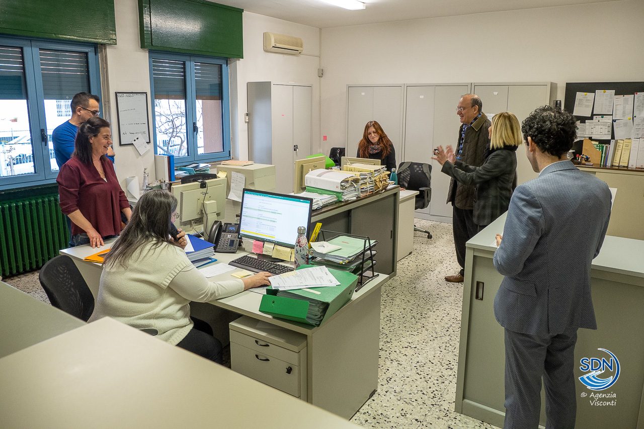 Il Ministro dell'Istruzione Giuseppe Valditara in visita nelle scuole di Novara