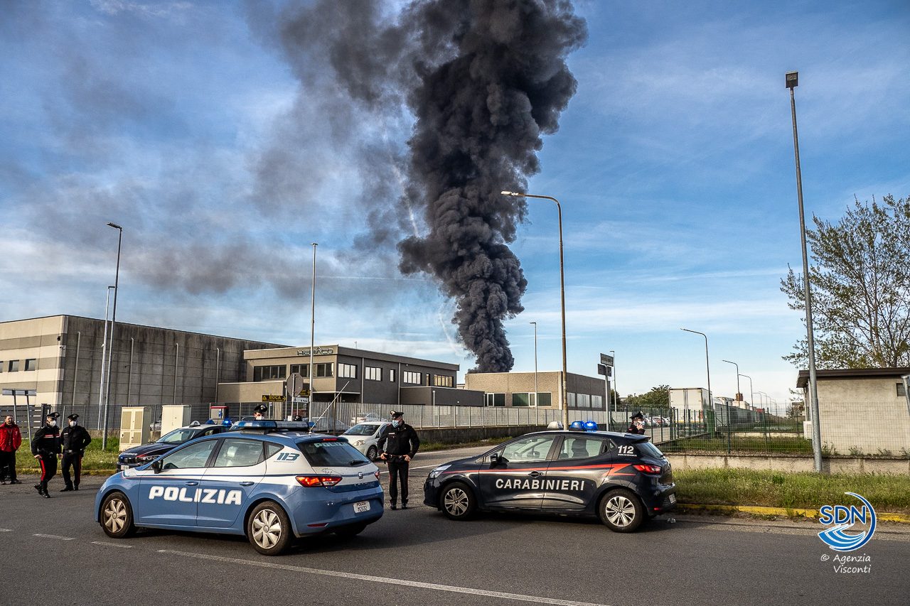 Le forze dell'ordine hanno chiuso le strade di accesso