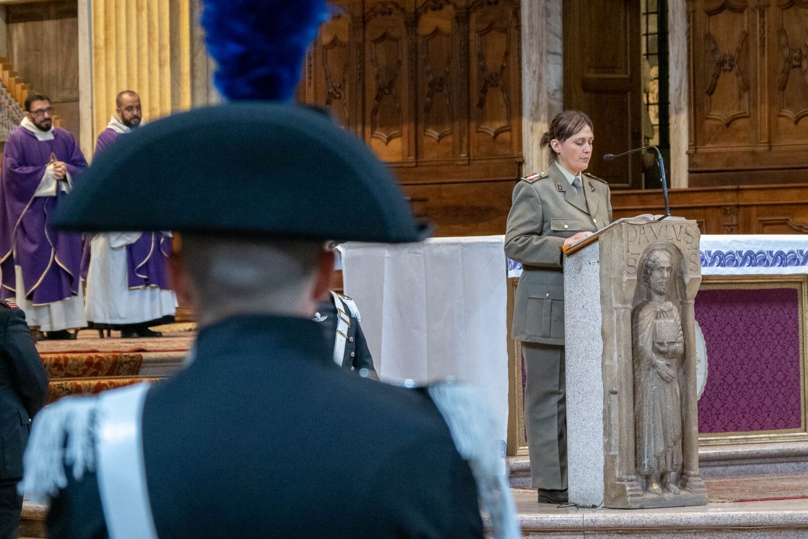La messa del precetto pasquale in cattedrale a Novara, Pasqua 2023