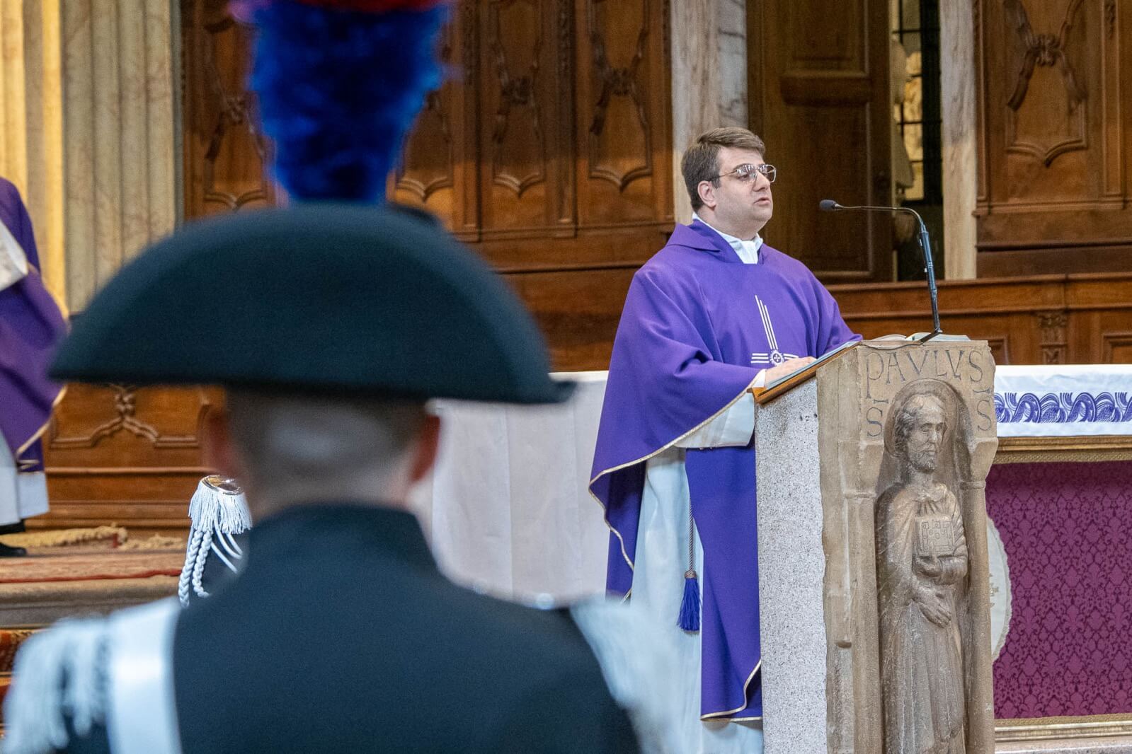 La messa del precetto pasquale in cattedrale a Novara, Pasqua 2023