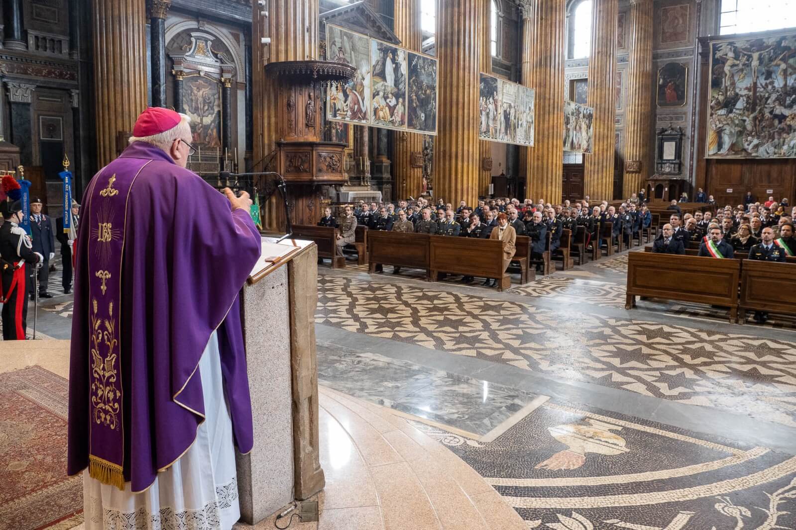 La messa del precetto pasquale in cattedrale a Novara, Pasqua 2023