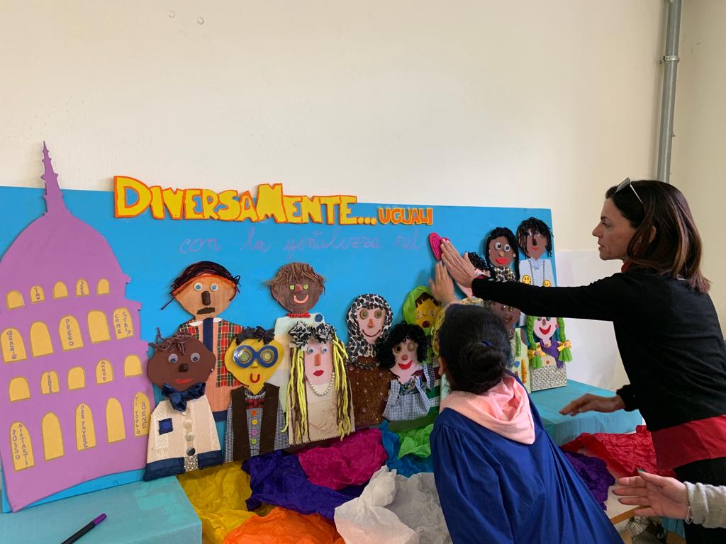 Alla Rigutini inaugurato murales della Gentilezza