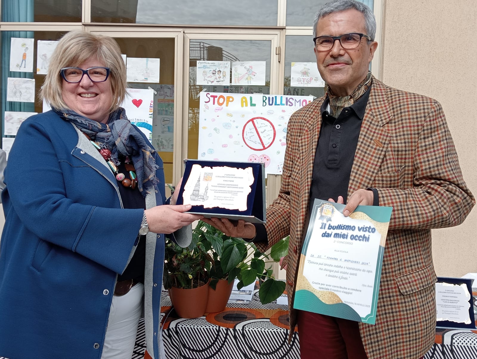Il bullismo visto dai miei occhi. Premiazione del concorso