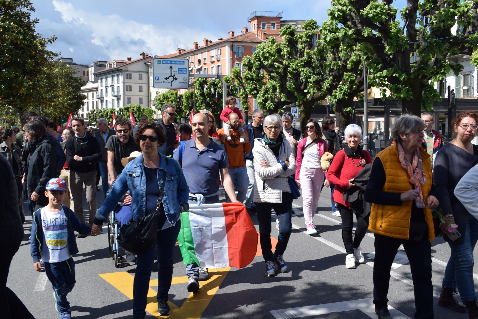 25 aprile Verbania Corteo